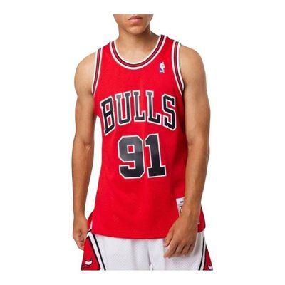 Maillot Chicago Bulls Mitchell & Ness - Rodman, Taille XL, Occasion, Respirant