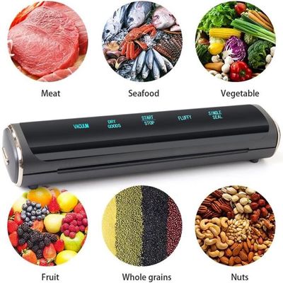 Machine Sous Vide Alimentaire 4 En 1 Toprime, Appareil De Mise Sous Vide Automatique La Cuisine Et La Conservation Avec Couteau De Coupe Aspiration Puissante 80kpa Sac Et Rouleau Sous Vide Inclus F