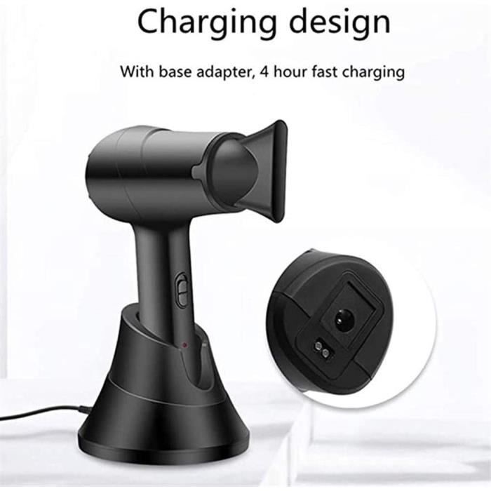 Sèche-cheveux voyage portatif sans fil rechargeable par USB Hot P0