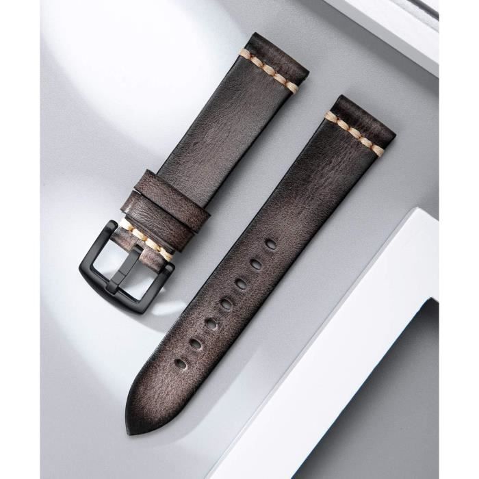MAKEEY Bracelet de montre étanche coloré en caoutchouc de silicone pour