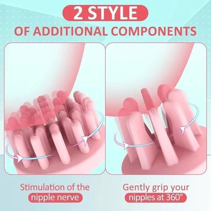 Masseur Electrique de Sein,Pinces a seins,Masseur de stimulation par  aspiration,vibromasseur de seins avec 10 Modes de Rotation - Cdiscount  Boutique Erotique