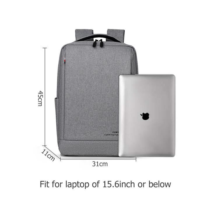 Sac à dos ordinateur portable pour homme, avec verrou antivol et port USB,  17 pouces, coque dure, imperméable, pour Travail/ L'école - Cdiscount  Bagagerie - Maroquinerie
