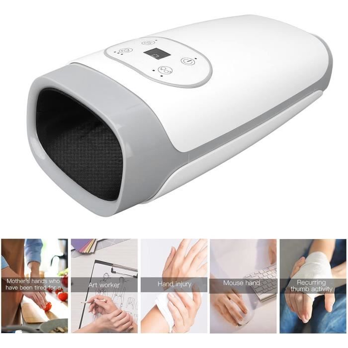 Appareils De Massage Des Mains Air Pressure Bag Hand Massager Machine Safe Adult Rechargeable For Home H6287 Cdiscount Electromenager