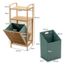 Armoire Murale Salle De Bain Avec Miroir - 34 X 15 X 53 Cm | Rangement 2 étages, Design Suspendu, Blanc, MDF - 7