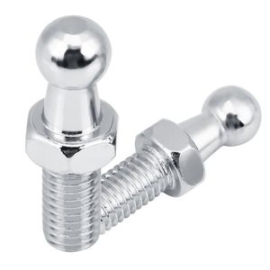 Lot De 2 Vérins à Gaz Boule Goujon 10mm M8x25mm - Fixation Capot Argenté X AUTOHAUX
