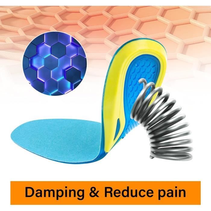 Semelles En Gel Pour Chaussures De Course - Semelles De Soutien De La Voute Plantaire En Gel