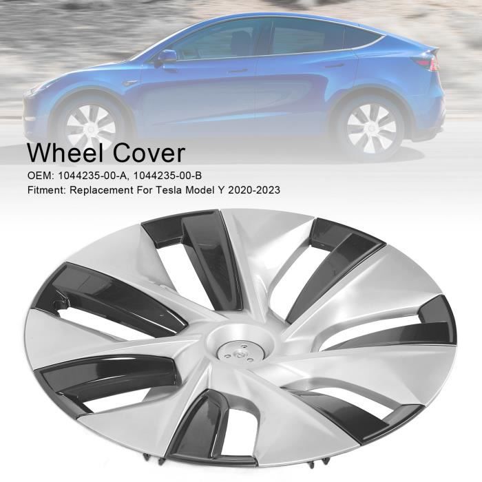19 Pouces Enjoliveurs De Roue Pour Model Y 2020 2021 2022 2023, Ensemble De 4 Couvre Jantes Entièrement Enveloppés Capuchons De Moyeu De Rechange Accessoires Extérieurs (B