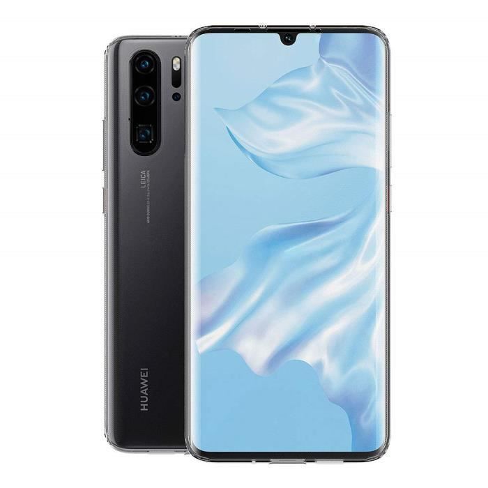 Coque 360 Silicone Transparente Pour Huawei P8/P10/P20/P30/P40 Pro - Protection Intégrale