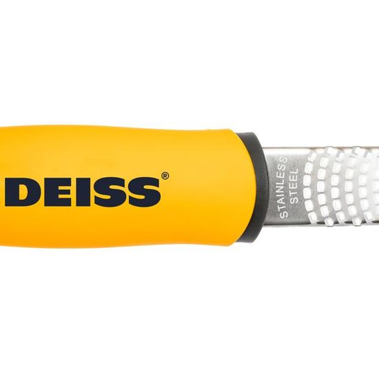 Zesteur Et Râpe Manuel Deiss PRO - Acier Inoxydable - Pour Fromage, Agrumes, Gingembre, Chocolat... - Lavable Au Lave-vaisselle