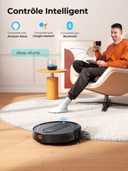 Luernas Robot Aspirateur Et Serpillère | Robot Nettoyeur Intelligent