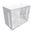 Cache climatiseur extérieur ATOLE en aluminium thermolaqué - Taille 2 : H. 113 x L. 110 x P. 64 cm - Blanc