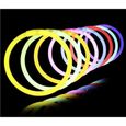 Bracelets Fluo lumineux premium glow stick - Couleur:Multicouleur Lot:50 pcs-0