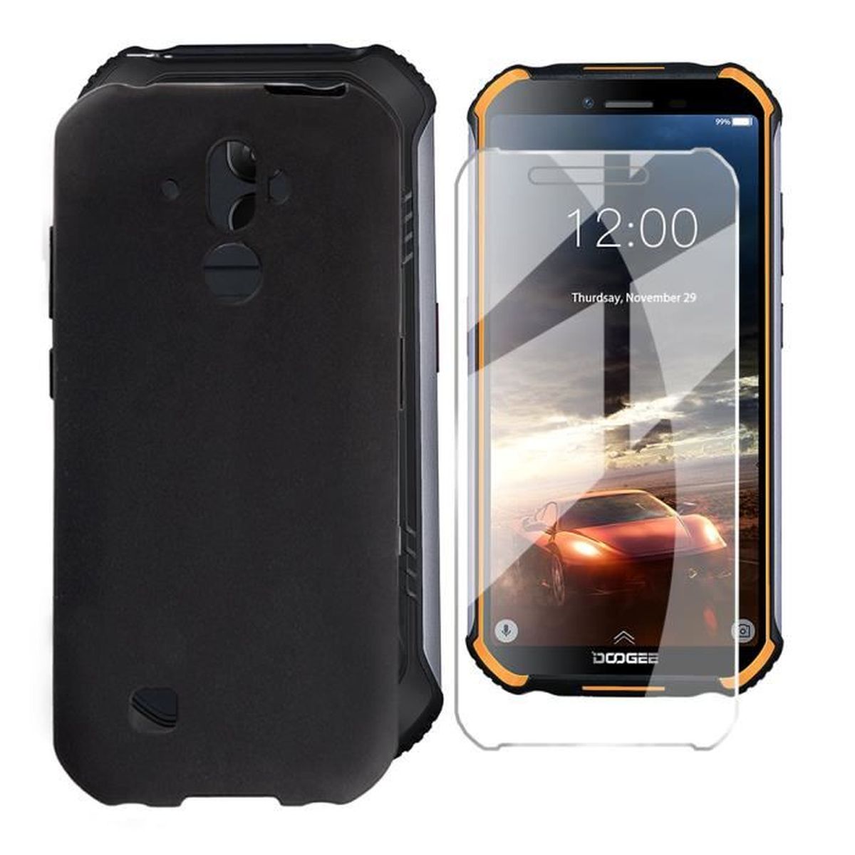 Xiangyun Coque Pour Doogee Fire 5 Etui Avec Film De Verre