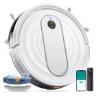 Aspirateur Robot Laveur-Laresar P10-4500Pa-Ultra-Mince-Auto Capteur de Traçage-Poils d'animaux-Alexa/WiFi/APP Contrôlé-Gyroscope