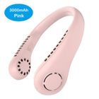 AIHONTAI Ventilateur Portable - Non spécifié - 3000mAh - Rose - Rechargeable par USB - Silencieux 20 dB