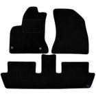 J&J AUTOMOTIVE | Tapis De Sol Noir Velours Sur Mesure Pour Citroën C4 Picasso 2006-2013