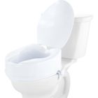 Rehausseur de Toilette 15CM-VEVOR-Charge 136KG, Verrouillage par Tige à Vis-Réhausseur WC en PP -Personnes Âgées Patients Enceintes