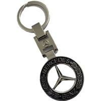 Porte clé Mercedes Benz argent et noir métal classe