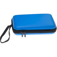 vhbw Housse compatible pour Nintendo 3DS LL, XL console de jeux - housse de protection, housse de transport, bleu, noir