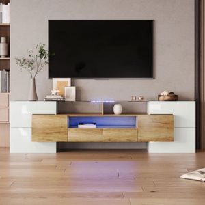 Meuble TV mural moderne simple blanc avec éclairage LED, étagère TV pour le salon, meuble TV flottant en bois - Chine Meuble TV mural, meuble TV blanc Meuble TV mural moderne simple blanc avec éclairage LED, étagère TV pour le salon, meuble TV flottant en bois - Chine Meuble TV mural, meuble TV blanc
