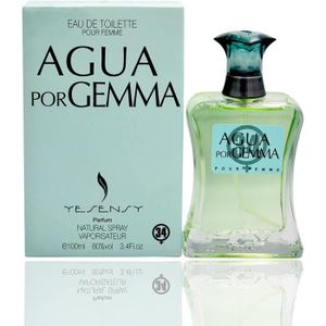 EAU DE PARFUM Aqua Por Gemma Parfum Equivalent Pour Femme Compatible Avec Les Parfums Des Grandes Marques - Eau De Toilette 100 Ml[P9282]