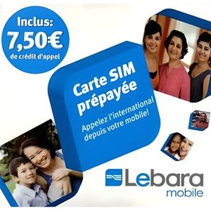SOLDE Carte SIM Lebara Mobile 10Go Internet Mobile Appels SMS