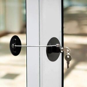 Dqtye 2PCS Réfrigérateur Porte Serrure Forte Adhésif Congélateur porte Serrure avec clé lat