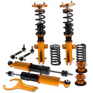 AMORTISSEUR Height Adjustable Coilovers Shock for Ford Mustang 2005-2014 Amortisseurs Spring