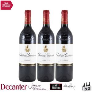 VIN ROUGE Château Giscours Rouge 2018 - Lot de 3x75cl - Vin 
