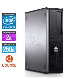 UNITÉ CENTRALE  PC Dell 780 -E5300 2,6GHz -2Go -250Go -Linux / Ubu