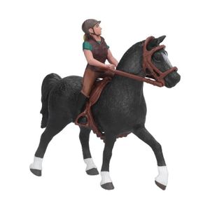 JOUET Dioche modèle de cavalier Cheval Rodeo Figurine En