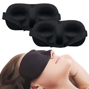 200 pcs Voyage sommeil masque yeux Bandeau ombre Blinder souples élastique reste