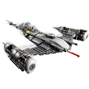 ASSEMBLAGE CONSTRUCTION SHOT CASE - LEGO Star Wars : Le livre de Boba Fett - Le chasseur N-1 du Mandalorien 75325 - Jeu de construction pour les enfants
