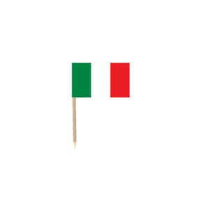 30 x 45 cm Drapeau Italie pour voiture avec b/âton env