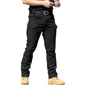 PANTALON Pantalon Cargo Homme Multipoches Zippé Mince Panta