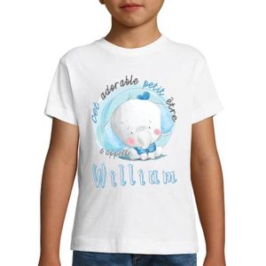 T-SHIRT William | T-Shirt Enfant pour Jeune garçon de 4 à 