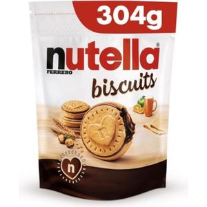 BISCUITS CHOCOLAT NUTELLA - Biscuits 304G - Lot De 3