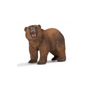 FIGURINE - PERSONNAGE Figurine Ours Grizzly - SCHLEICH - Couleur Beige -