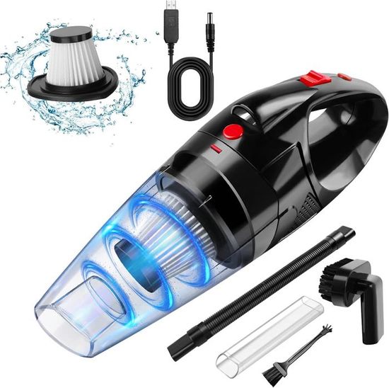 Aspirateur Balai sans Fil, 25000Pa Aspirateur sans Fil Puissant 2500mAh Batterie Amovible 50Mins d'Autonomie Aspirateur Lubluelu - Electroménager Aspirateur Balai sans Fil, 25000Pa Aspirateur sans Fil Puissant 2500mAh Batterie Amovible 50Mins d'Autonomie Aspirateur Lubluelu - Electroménager