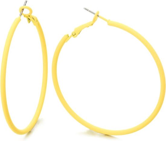 Boucles D'oreilles Cerceau En Or Blanc 18K Avec Diamants 0,80 Ct - Brillant Rond, Couleur G, Clarté SI1, Neuf Avec étiquettes