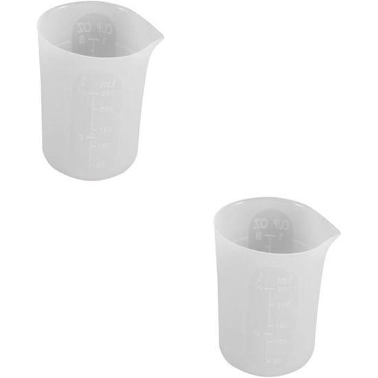 Verre résistant à la chaleur tasse à mesurer avec ... – Grandado