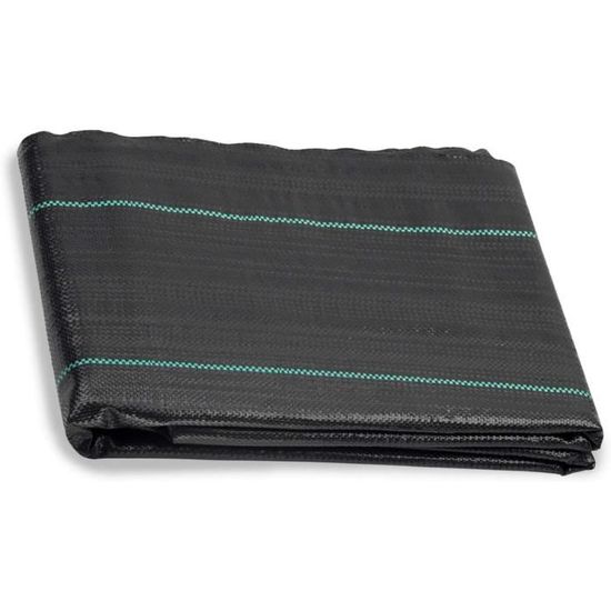 Toile Géotextile 30 M X 1 M - 150 G/m², Indéchirable, Anti-mauvaises Herbes, Pour Drainage Et Paillage