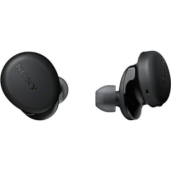Sony WF-XB700 Ecouteurs totalement sans fil, 18 heures d'autonomie et fonction Charge rapide et compatible assistants vocaux, noir