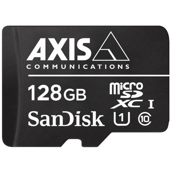 Carte mémoire flash - AXIS - 01491-001 - 128 Go - MicroSDXC Classe 10