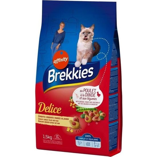 Brekkies Delice Chats Croquettes Croquantes Fourrees Au Jambon Au Poulet Dinde Et Legumes 1 5kg Lot Achat Vente Croquettes Brekkies Delice Chats Croquett Cdiscount Brekkies Delice Chats Croquettes Croquantes Fourrees Au Jambon Au Poulet Dinde Et Legumes 1 5kg Lot Achat Vente Croquettes Brekkies Delice Chats Croquett Cdiscount