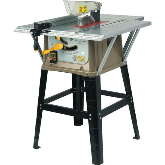 Scie De Table Fartools TS 1200W – 210 Mm, 4800 Tr/min, Extension Repliable, Idéale Pour Petits Ateliers