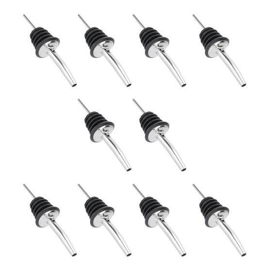 Lot De 100 Bouchons Verseurs En Caoutchouc Noir 7mm Interne - Pour Boîtier étanchéité Poussière