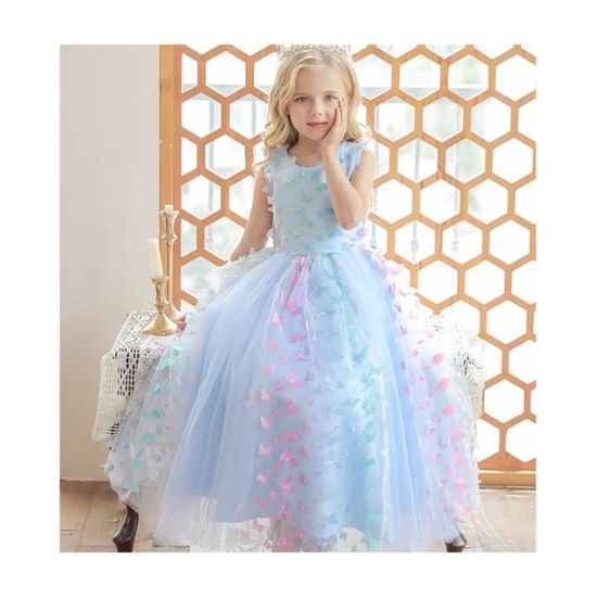 Robe Papillon Pour Fille 24 Mois - Marque Cotton Kids - Occasion Très Bon état
