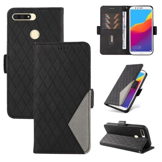 Custodia Flip In Pelle PU Con Portafoglio Per Huawei Y6 2018 E Honor 7A – Design Girasole, Protettiva E Con Supporto Per Video