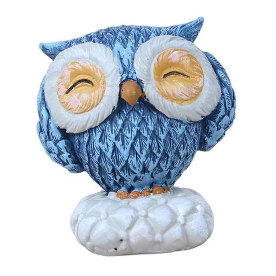 Figurine Miniature Hibou En Laiton - Décoration De Bureau, Couleur Bronze, Origine Chine